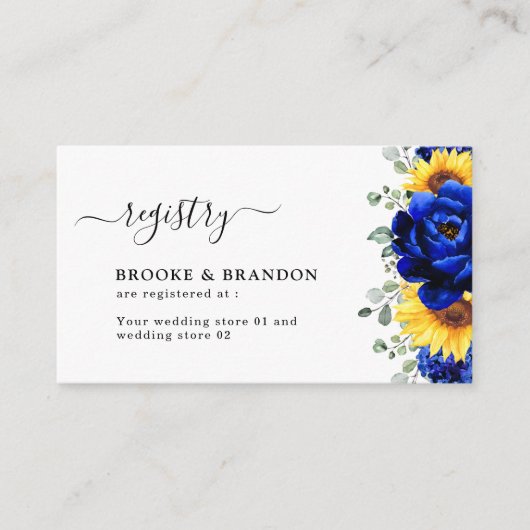 青王室のい素朴ひま結婚わり登録簿 エンクロージャーカード (正面)