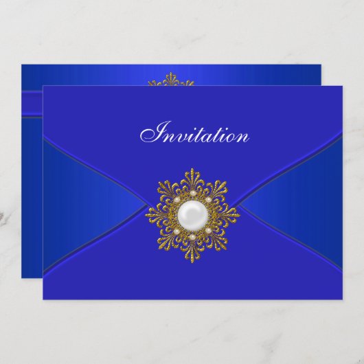 青王室のすべての行事パーティー 招待状 (正面/裏面)