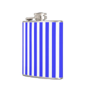 青王室のと白のキャンディストライプ フラスク (左)