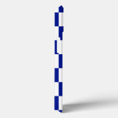 青王室のと白のパタ市松模様にーン Case-Mate iPhoneケース (裏面 / 右)