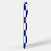 青王室のと白のパタ市松模様にーン Case-Mate iPhoneケース (裏面 / 右)