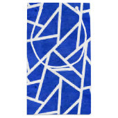 青王室のと白のモザイク模様 スモールペーパーバッグ (裏面)