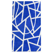 青王室のと白のモザイク模様 スモールペーパーバッグ (正面)