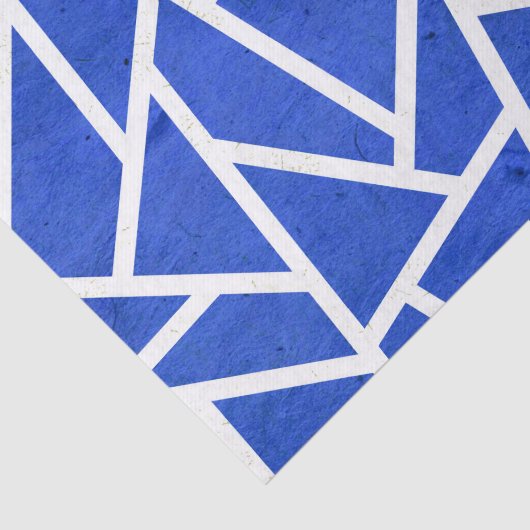 青王室のと白のモザイク模様 薄葉紙 (詳細)