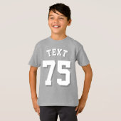 青王室のと白の子供 | Sports Jerseyデザイン Tシャツ (正面フル)