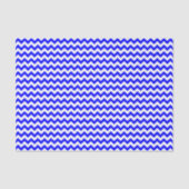 青王室のと白の山形のカスタム模様 薄葉紙 (正面)