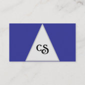 青王室のと白、ロゴまたはフォト名刺 名刺 (裏面)