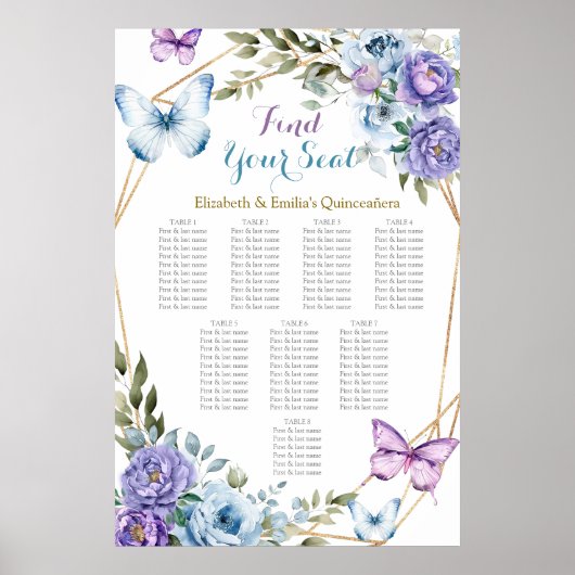 青王室のと紫の双子キンセアニェラ ポスター (正面)