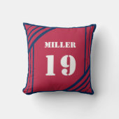 青王室のと赤のスポーツインスパイア装飾用クッション クッション (正面)