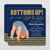 青王室のと金ゴールドボーイズsipと参照 招待状 (正面/裏面)