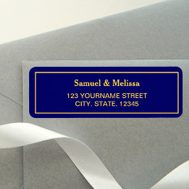 青王室のと金ゴールド結婚の ラベル