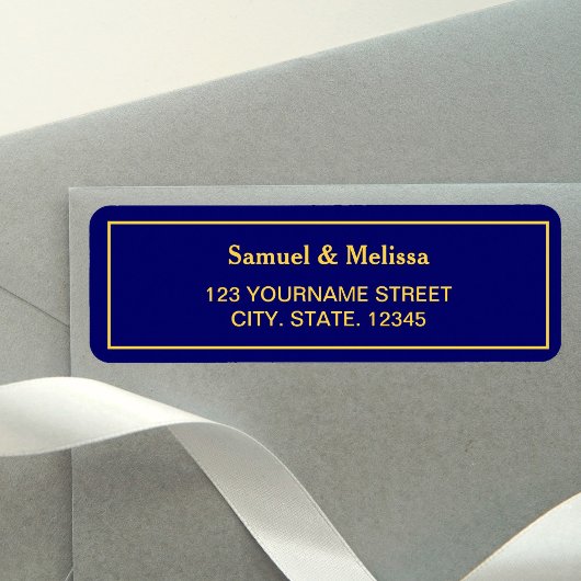 青王室のと金ゴールド結婚の ラベル