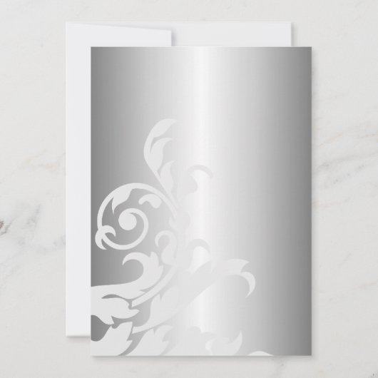 青王室のと銀が栄え結婚た 招待状 (裏面)