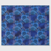 青王室のと銀のフローラ ラッピングペーパー (フラット)