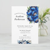 青王室のと銀の牡丹バチェロレッテ 招待状 (スタンド正面)