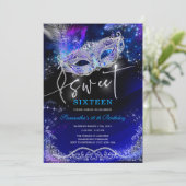 青王室のと銀の甘い16の装飾 招待状 (スタンド正面)