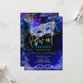 青王室のと銀の甘い16の装飾 招待状