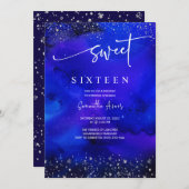 青王室のと銀の甘い16装飾 招待状 (正面/裏面)