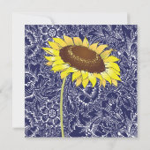 青王室のと黄色のヒマワリ セーブザデート (裏面)