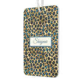 青王室のと黒のヒョウの金ゴールド カーエアーフレッシュナー (左)