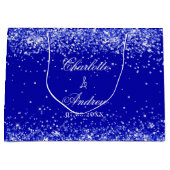 青王室のの新婦結婚郎 ラージペーパーバッグ (正面)