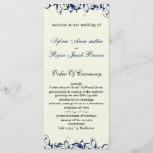 青王室のアイボリー結婚式 プログラム (正面)