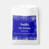 青王室のグリッター名感謝していあなた フェイバーバッグ (正面)