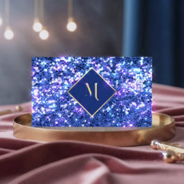 青王室のグリッター幾何学的金ゴールドフレスタイリッシューム 名刺