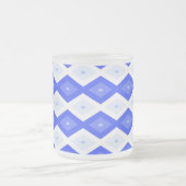 青王室のダイヤ フロストグラスマグカップ (中央)