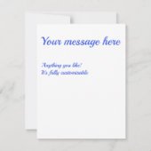 青王室のダイヤ 出欠カード (裏面)