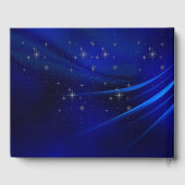 青王室のハートと星結婚の ゲストブック (裏面)