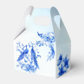 青王室のビクトリアン孔雀の水結婚色 フェイバーボックス (裏面サイド)