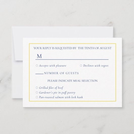 青王室のフローラつる植物応答カード 出欠カード (正面)