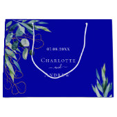 青王室のユーカリ結婚ー ラージペーパーバッグ (正面)