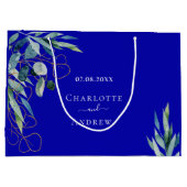 青王室のユーカリ結婚ー ラージペーパーバッグ (裏面)