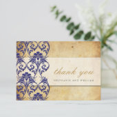 青王室のヴィンテージ旋回結婚のサンキューカード サンキューカード (スタンド正面)