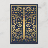 青王室の中世結婚刀詳細 エンクロージャーカード (裏面)