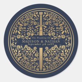 青王室の中世結婚刀 ラウンドシール