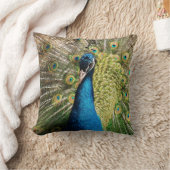 青王室の孔雀 クッション (ブランケット)