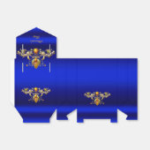 青王室の宝石ブラック金ゴールドパーティー特典ボックス フェイバーボックス (折り畳みなし)