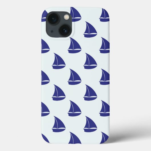 青王室の帆船パターン Case-Mate iPhoneケース (裏面)