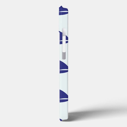 青王室の帆船パターン Case-Mate iPhoneケース (裏面 / 左)