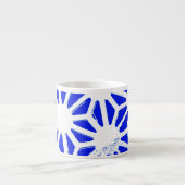 青王室の幾何模様 エスプレッソカップ (正面)