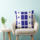 青王室の幾何装飾用クッション クッション (椅子)