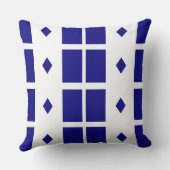 青王室の幾何装飾用クッション クッション (裏面)