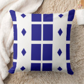 青王室の幾何装飾用クッション クッション (ブランケット)