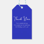 青王室の応援55年55誕生日ギフト ギフトタグ (裏面)