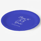 青王室の応援55年55誕生日 ペーパープレート (アングル)