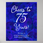 青王室の応援75歳の誕生日パーティーへ ポスター (正面)