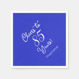 青王室の応援85年85th誕生日パーティーへ スタンダードカクテルナプキン